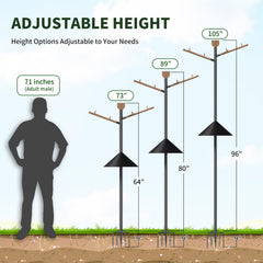 LO NA LOVE NATURE 5-prong base anchored in soil for secure stability