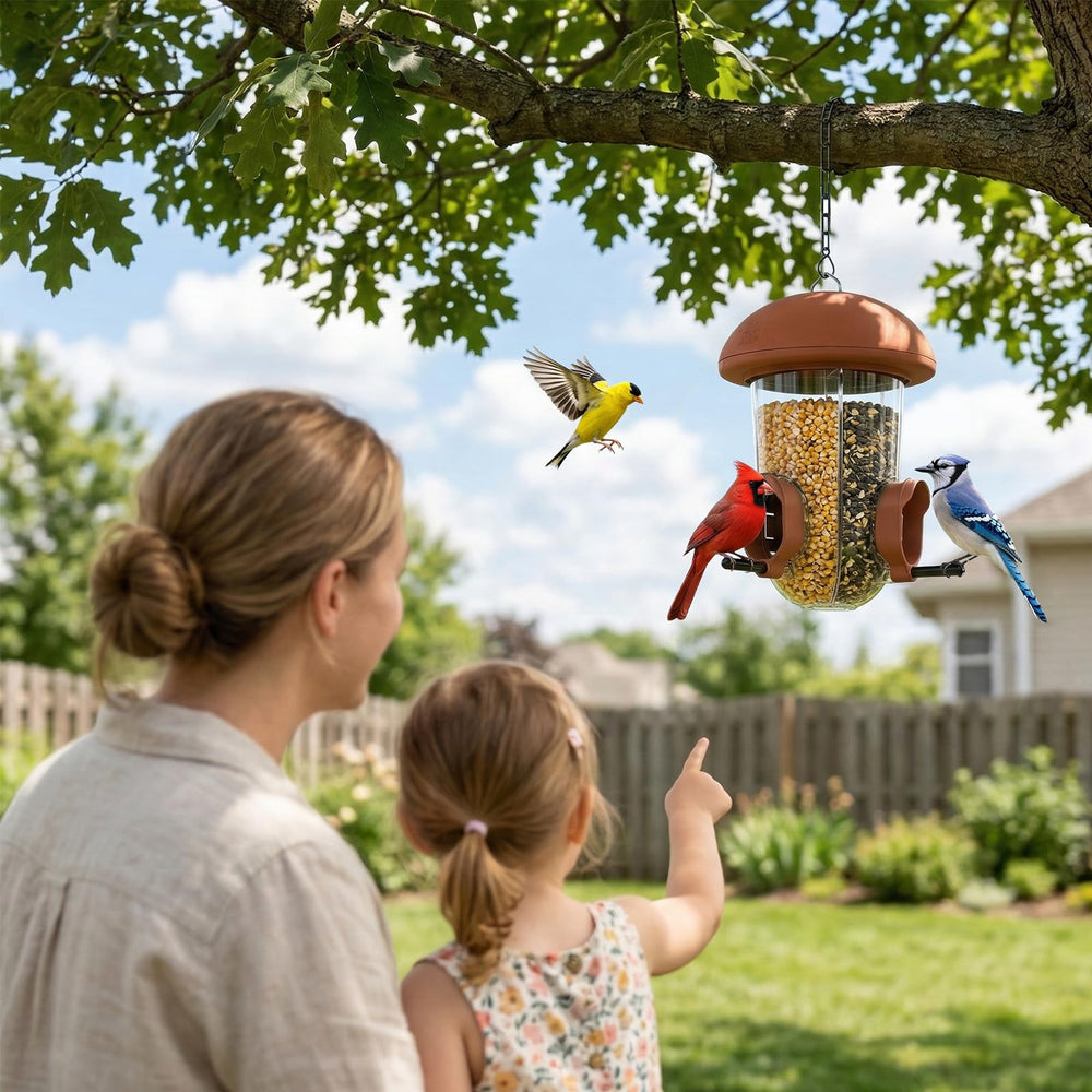 LO NA LOVE NATURE packaged feeder gift-ready with hook for instant hanging