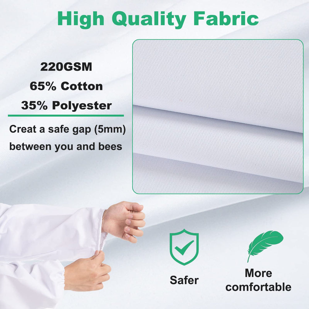 LONGADS detachable fencing veil close-up mesh offering visibility and safety