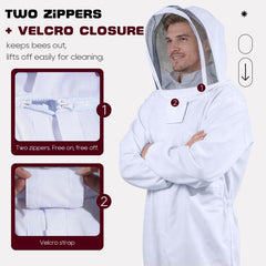 LONGADS fabric texture detail illustrating breathable protection and flexibility