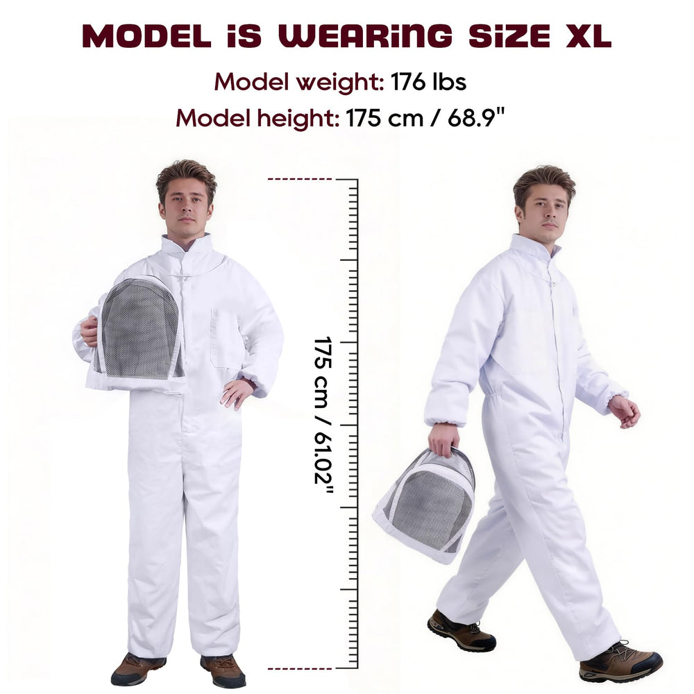 LONGADS packed kit with suit gloves and veil for easy storage and transport