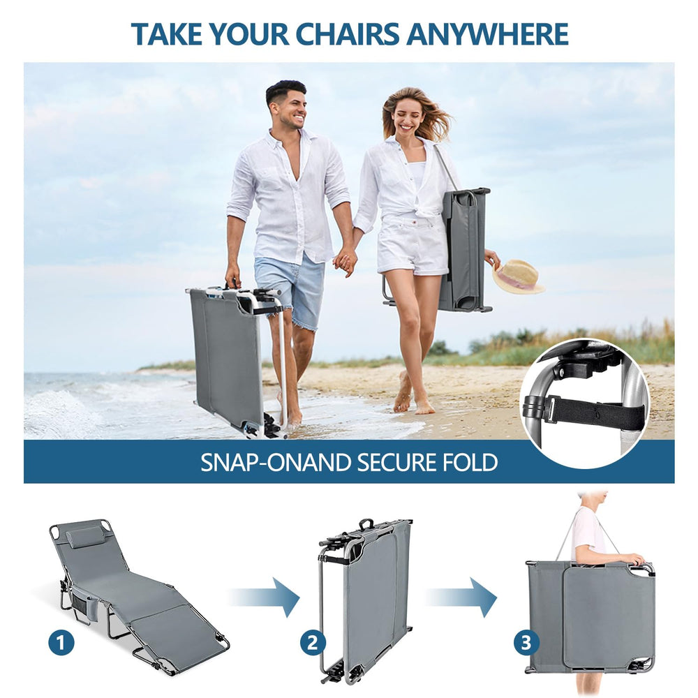 LONGTENW backrest lock mechanism showing five-position stability benefit