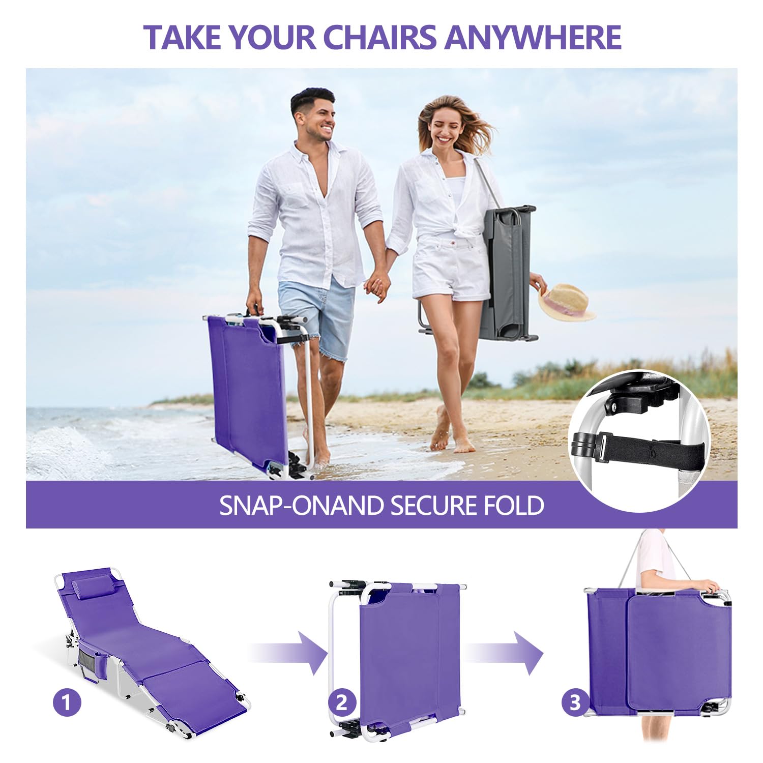 LONGTENW folded flat for compact storage and easy transport benefit