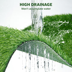 LOOBANI backing with drainage holes providing fast water flow and hygiene