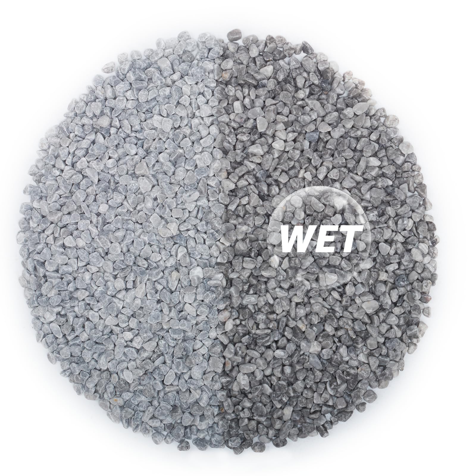 LOOIOOJ close-up of pebble texture highlighting natural finish and decorative detail