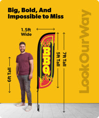 LookOurWay ground spike anchored in soil demonstrating secure outdoor stability
