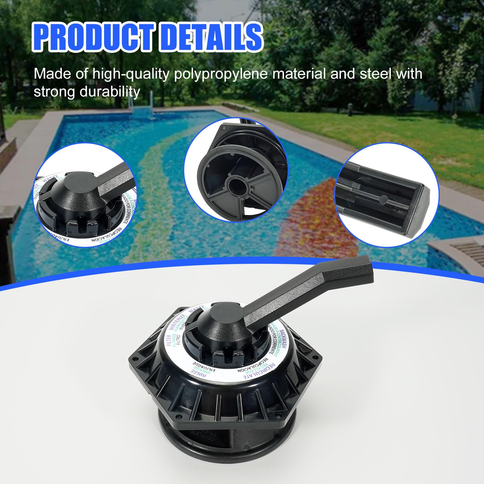 loosoo valve beside a hand for scale showing compact design and easy handling