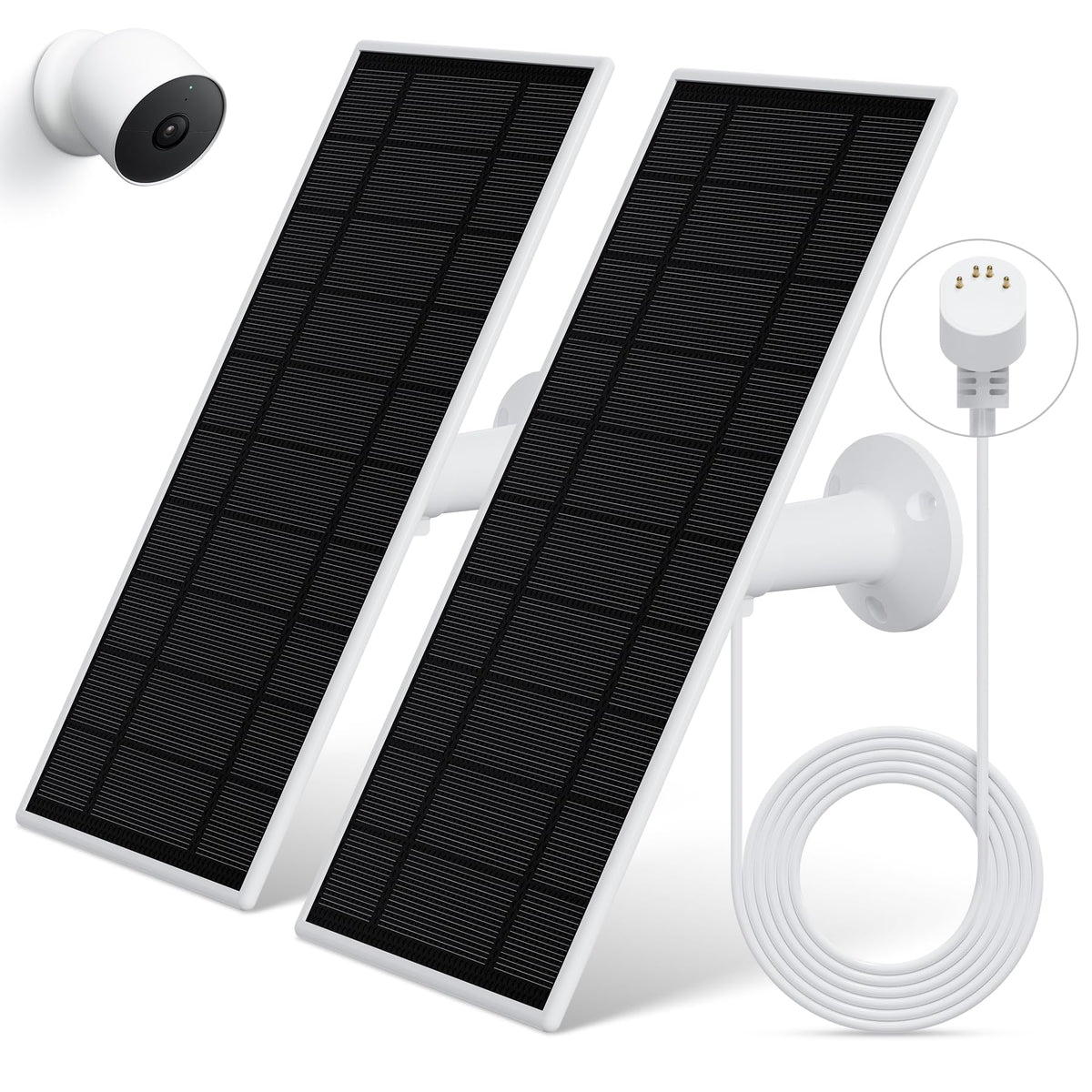 Loqdivr front pack showing both solar panels and components for quick setup