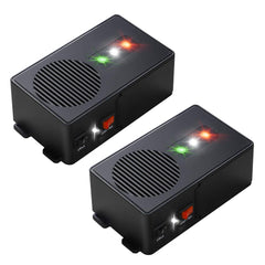 Loraffe front view of under-hood repeller showing compact profile and easy mounting benefit