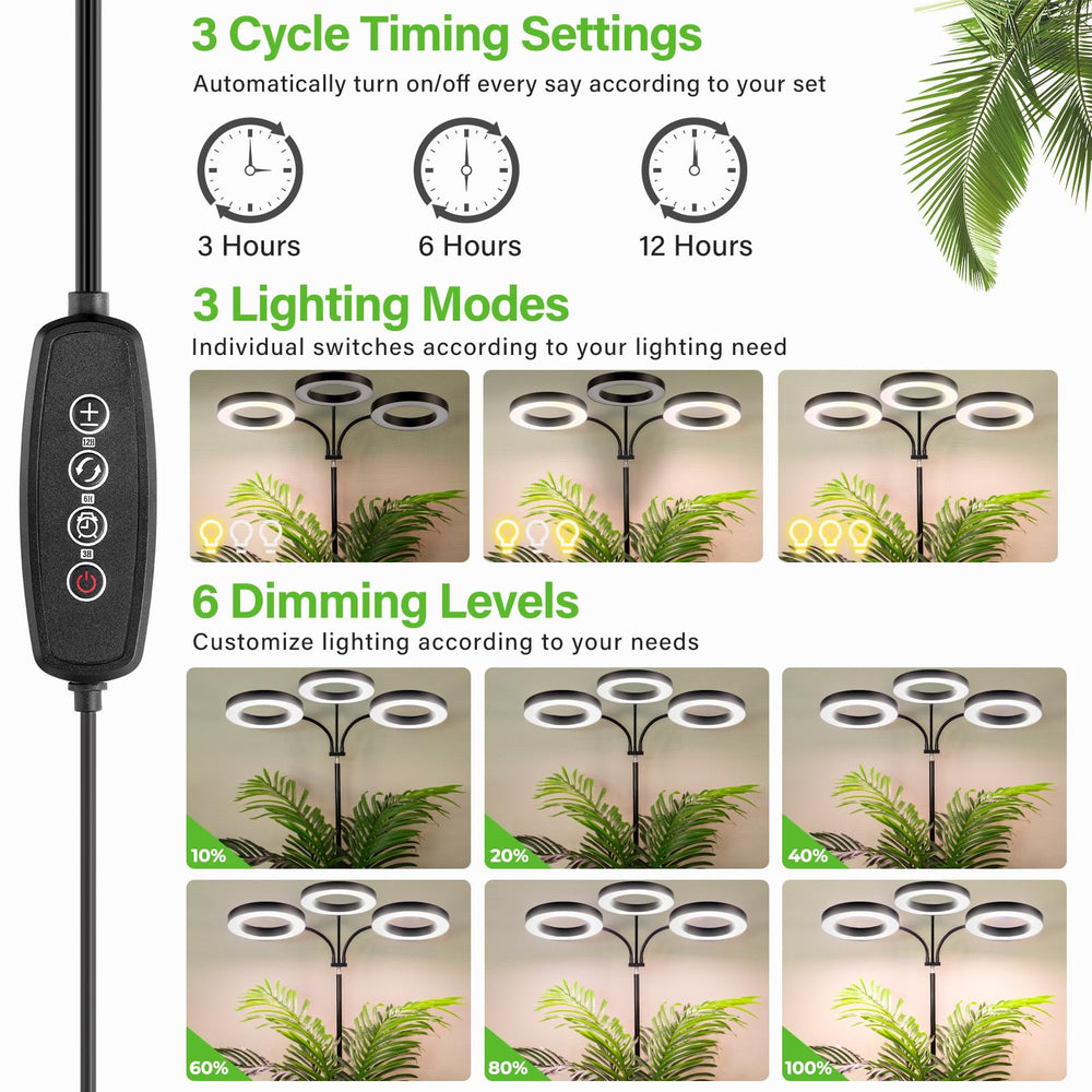 LORDEM flexible gooseneck detail illustrating easy directional adjustment for plants