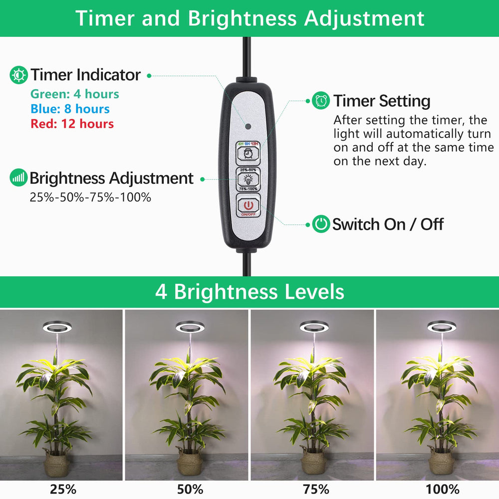 LORDEM over succulents in use demonstrating brighter growth and uniform light