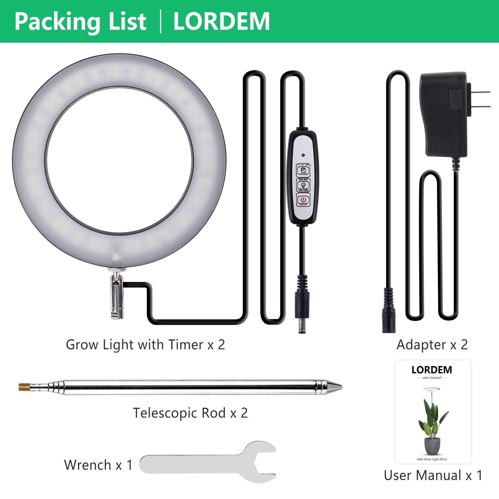 LORDEM next to a hand to show compact size and easy placement advantage