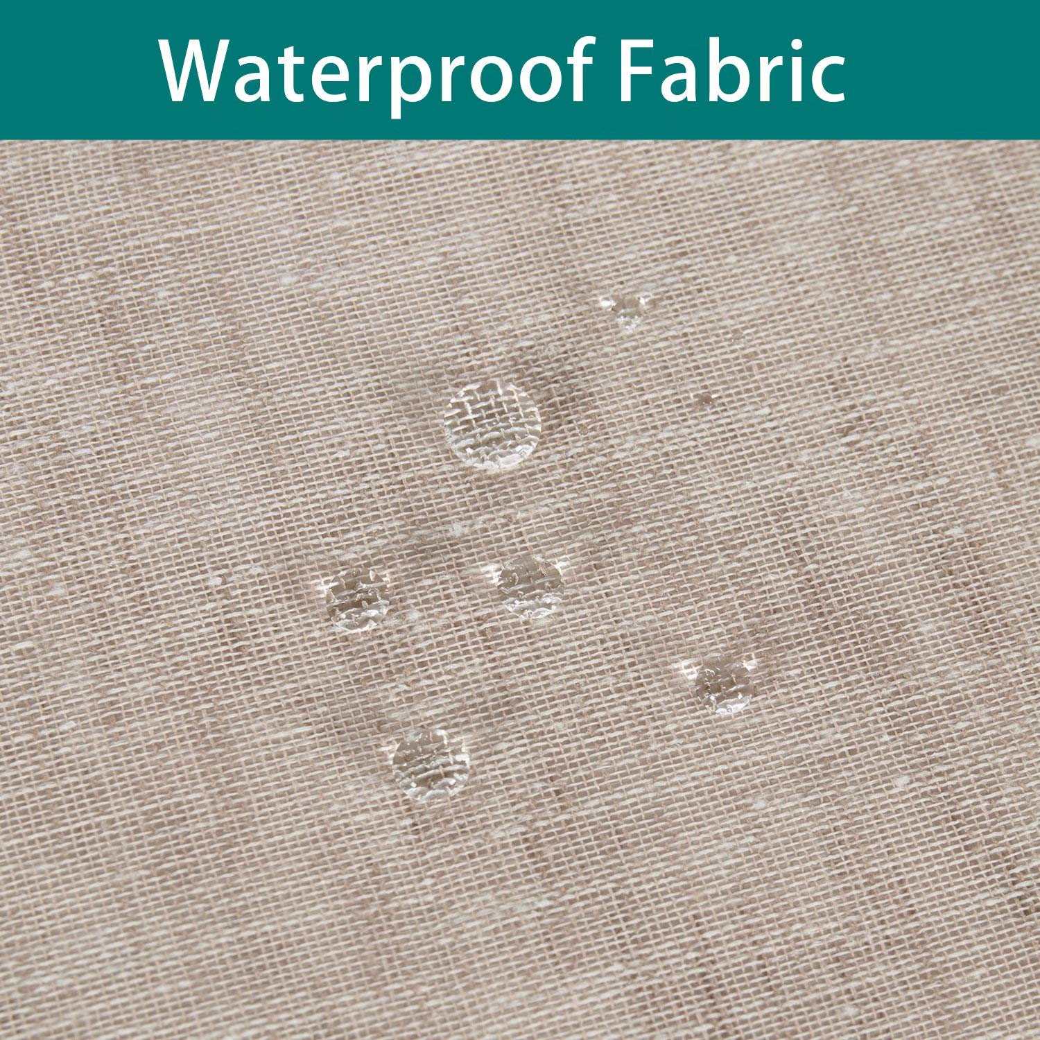LORDTEX close-up of fabric weave showing burlap texture and light diffusion benefit