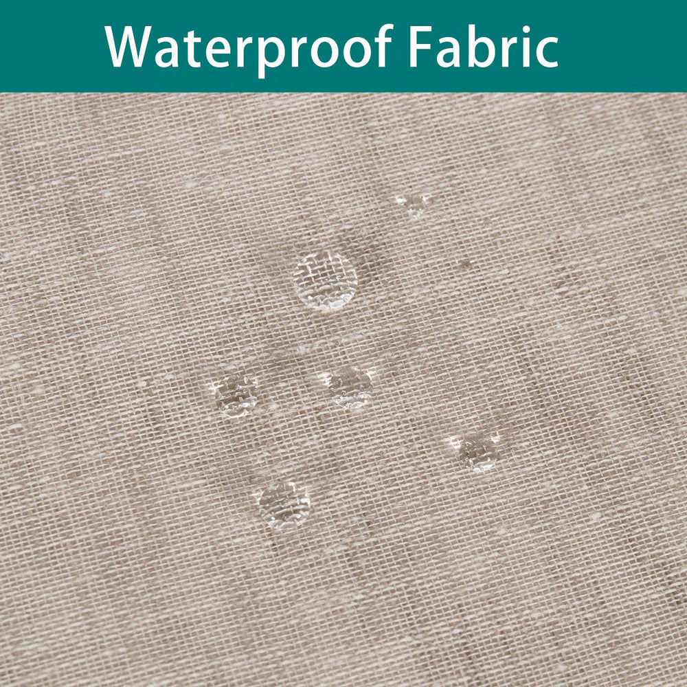 LORDTEX close-up of fabric weave showing burlap texture and light diffusion benefit