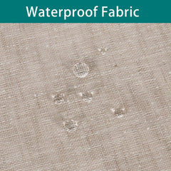 LORDTEX close-up of fabric weave showing burlap texture and light diffusion benefit