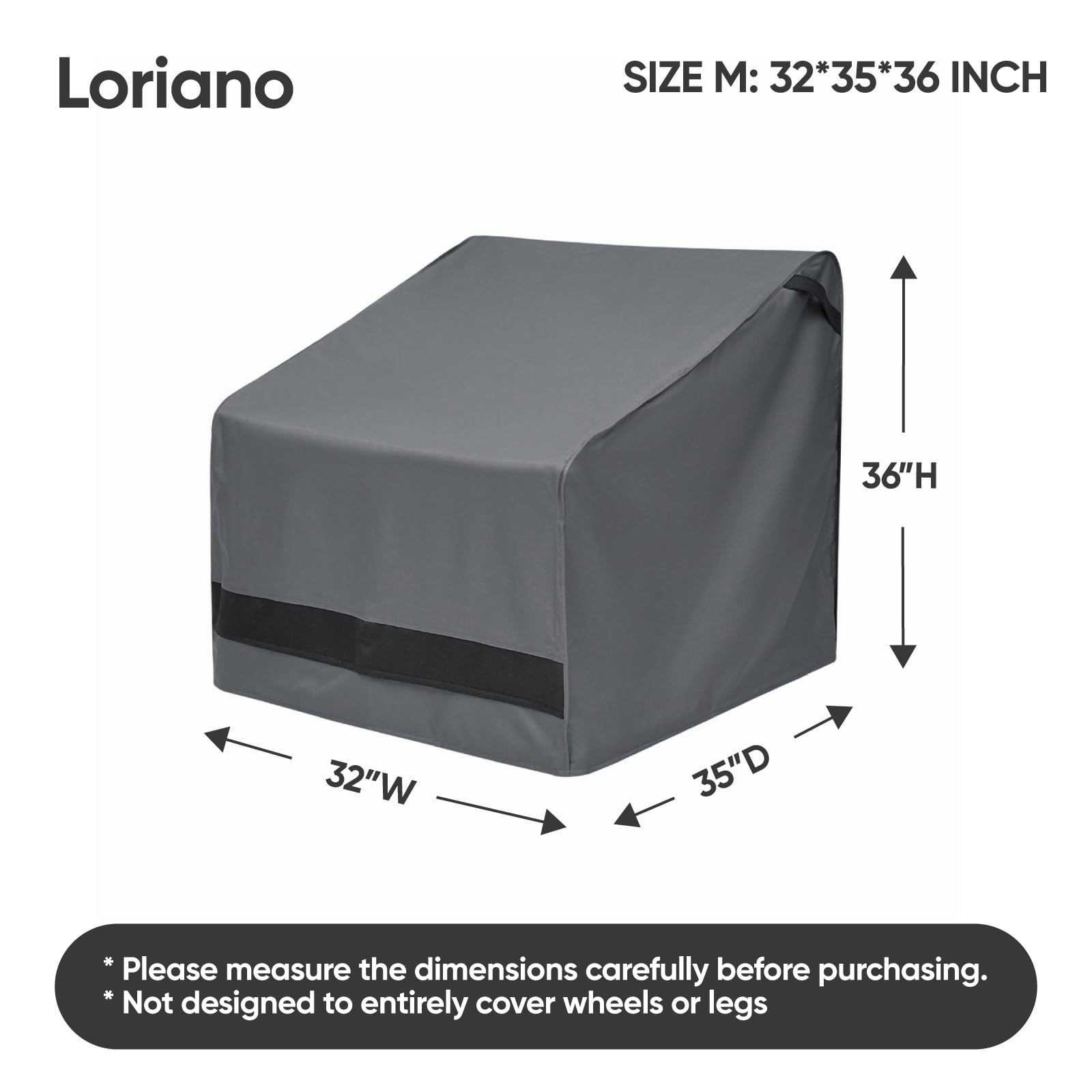 loriano close-up of 600D fabric texture showing durable water-resistant finish