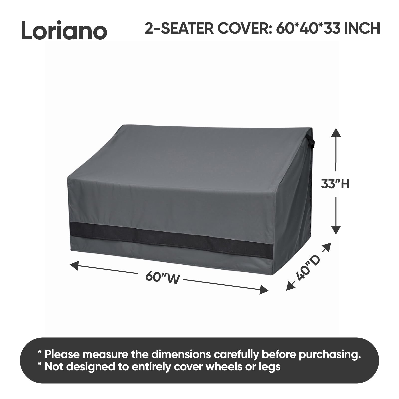 loriano close-up of 600D oxford fabric texture for durable weather resistance