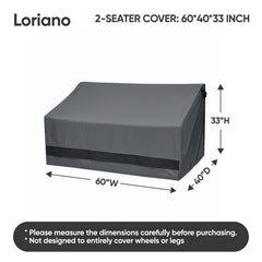 loriano close-up of 600D oxford fabric texture for durable weather resistance