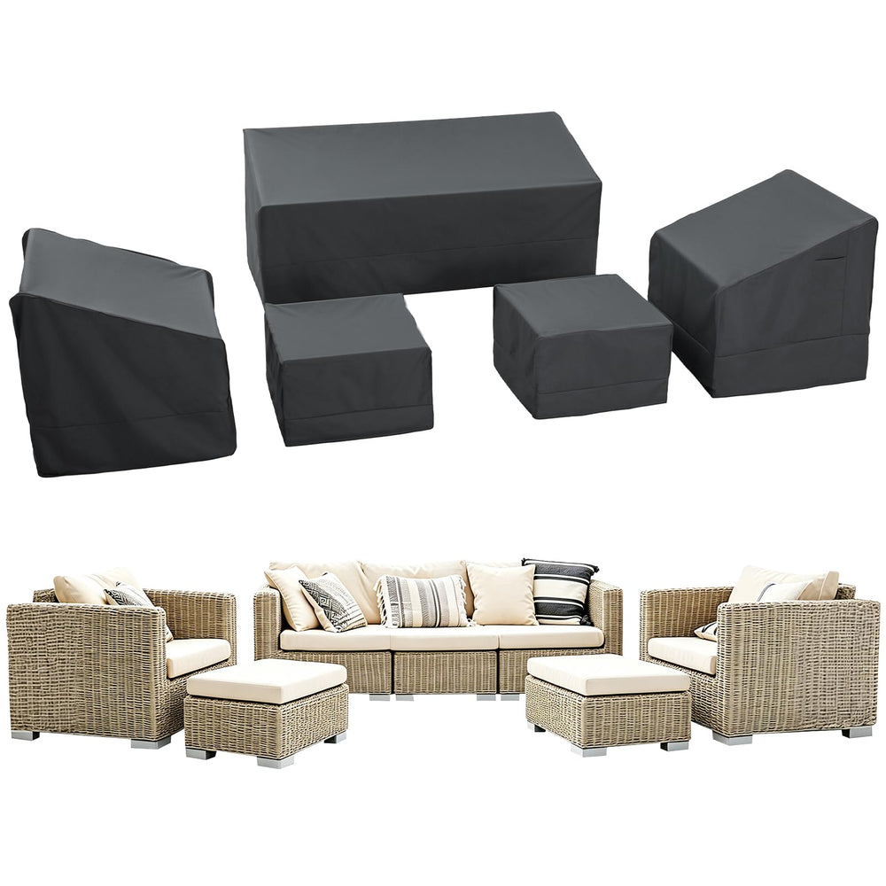 loriano front view on sofa showing full coverage and neat protection