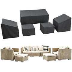 loriano front view on sofa showing full coverage and neat protection