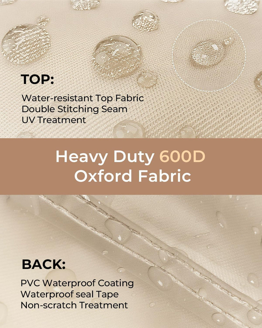 loriano padded handle and vent detail for easy removal and reduced condensation