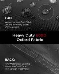 loriano padded handle detail for easy lifting and quick cover removal