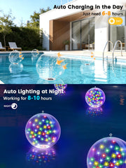 LORRYTE light hanging from pergola with soft colors adding decorative ambiance to outdoor events