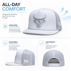 LOST CALF quilted sweatband close detail providing comfort and moisture control