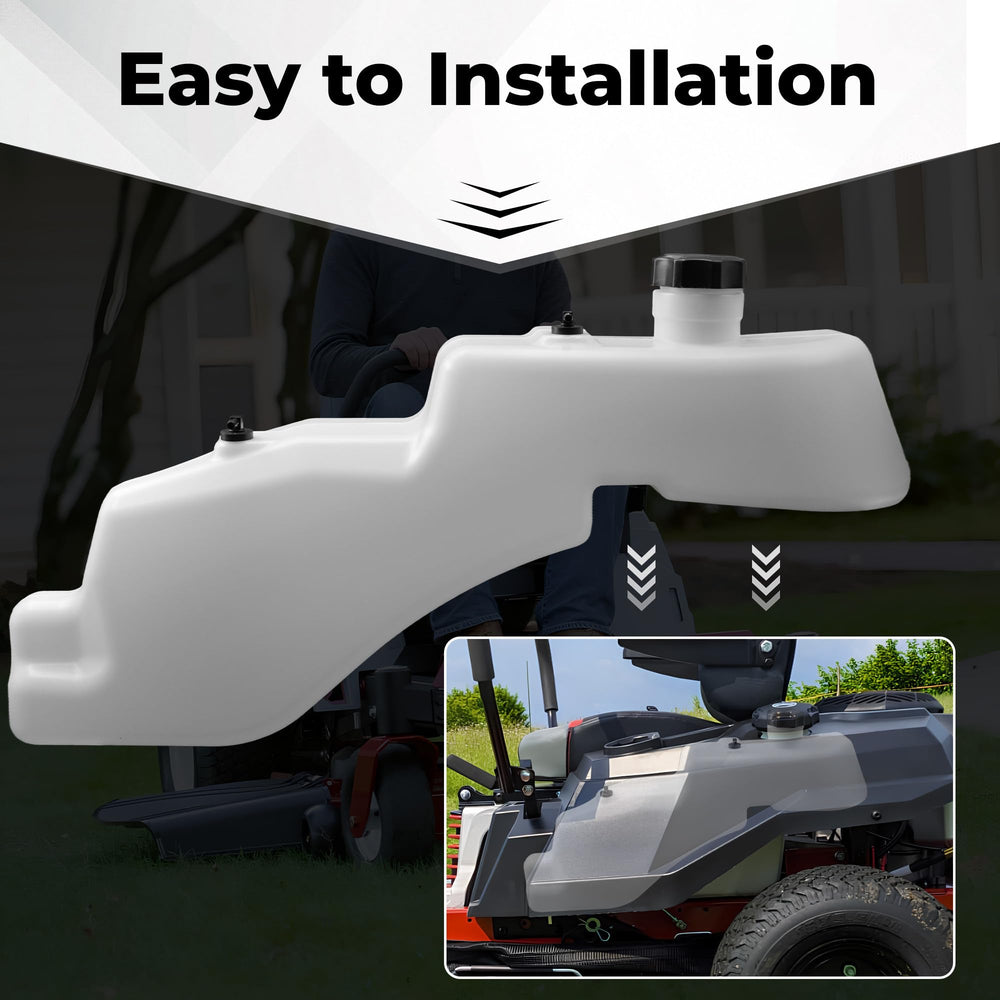 LOSTAR tank mounting points detail showing factory-aligned brackets for direct fit