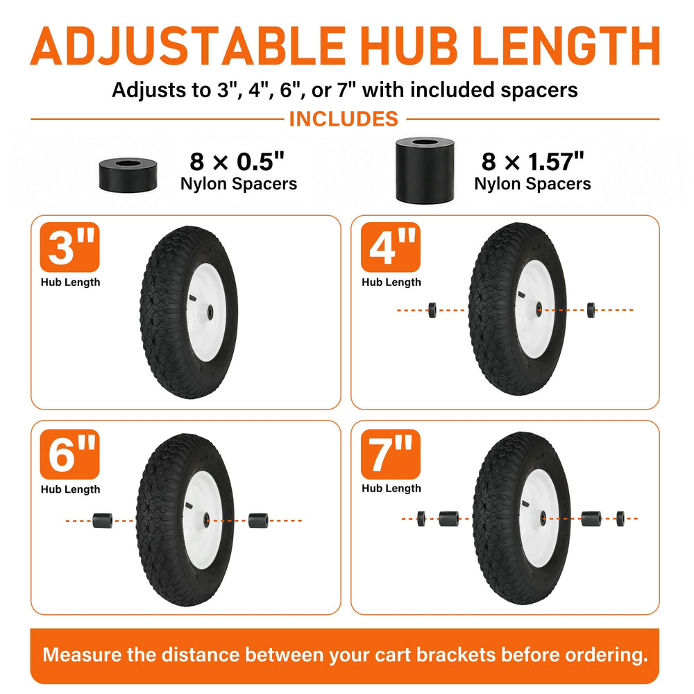 LotFancy spacer and hardware layout for adjustable fit benefit
