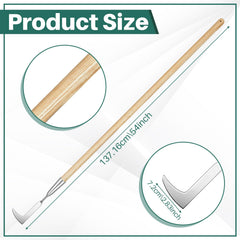 Lothee close-up of angled L-shaped tip highlighting sharpened edge for easier root removal