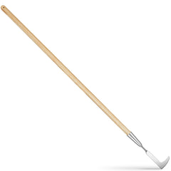 Lothee front view long-handle crack weeder shows full tool and rust-resistant benefit