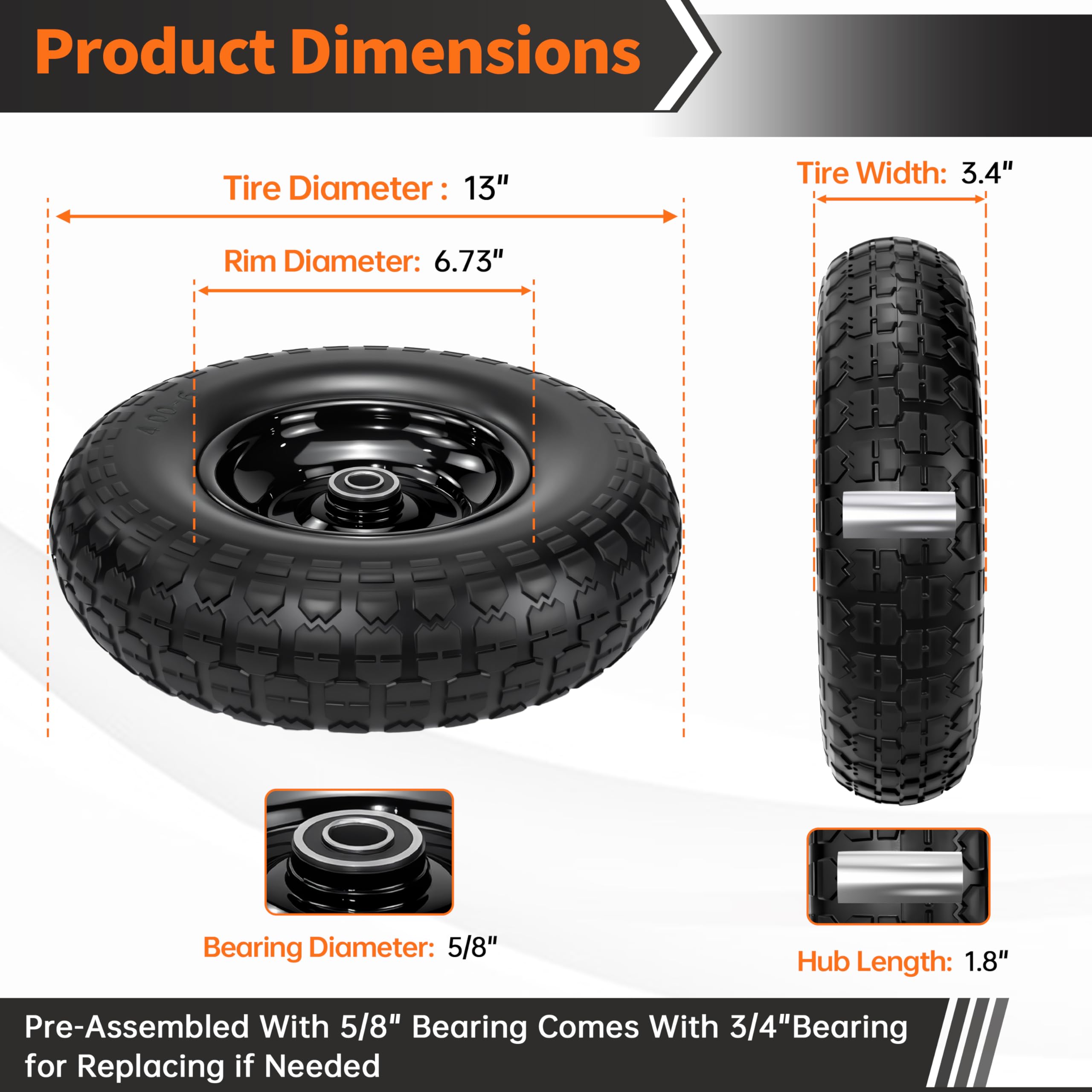 LOTMOVE close-up of serrated tread showing improved traction and grip benefit