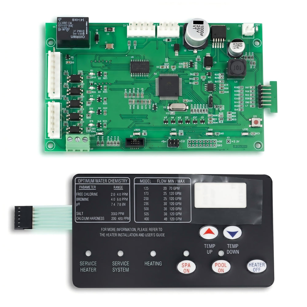 LOTMOVE control board front view showing layout and mounting points for easy replacement