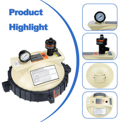 LOTMOVE locking ring assembly detail ensuring secure, leak-resistant attachment