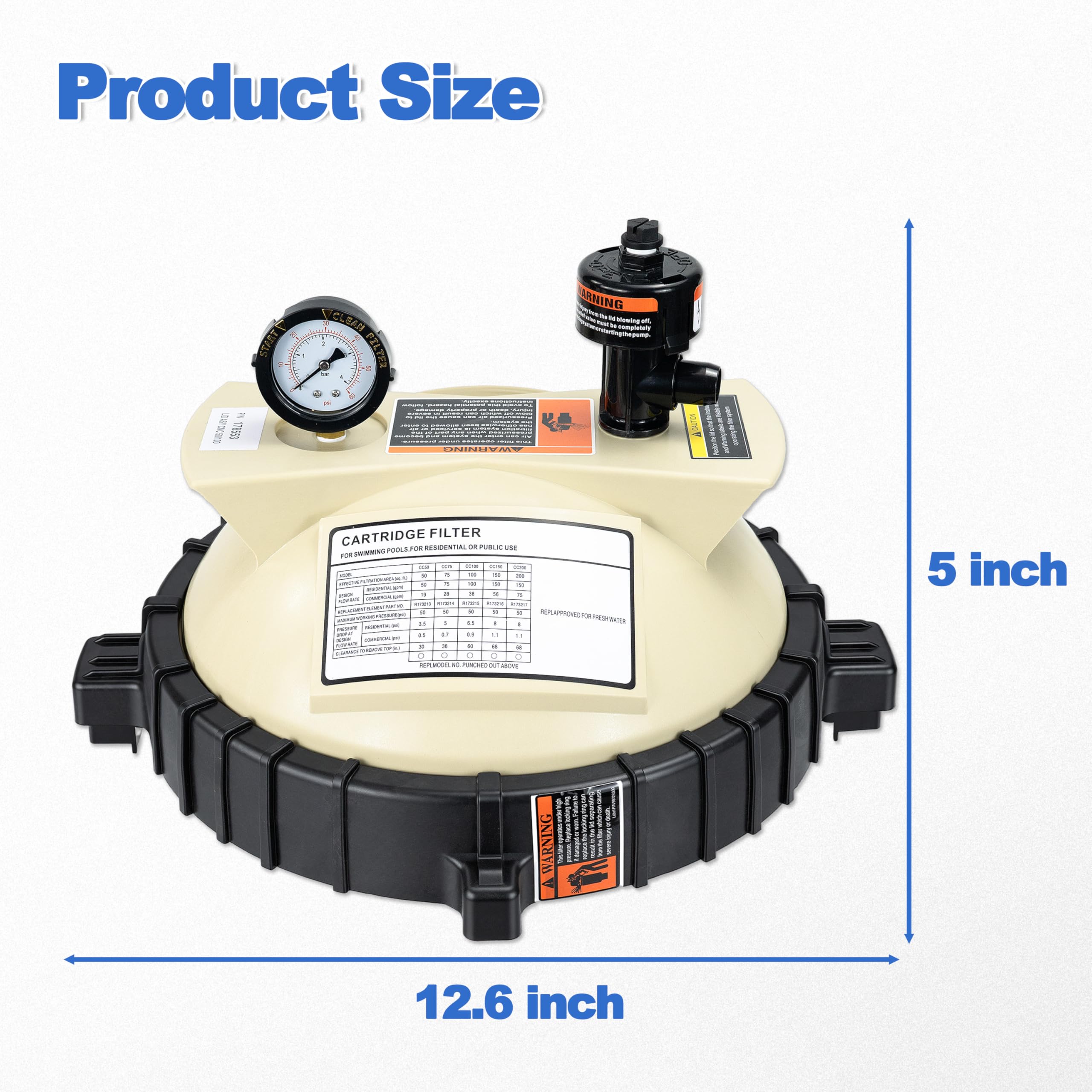 LOTMOVE pressure gauge closeup displaying clear readings for safer monitoring