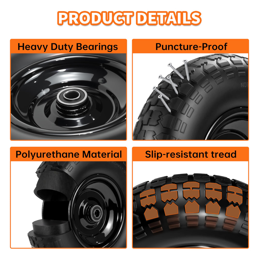 LOTMOVE rim and bearing detail displaying durable construction and smooth rolling benefit
