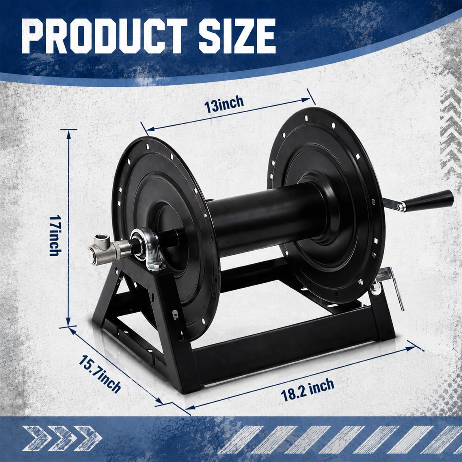 Lounsweer stainless swivel inlet close-up and corrosion resistance benefit