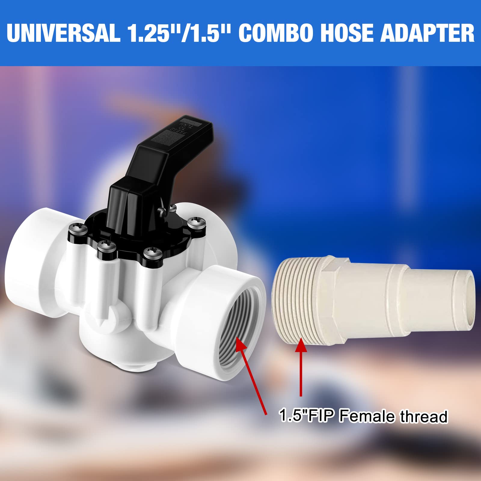 Lounsweer valve beside ruler showing size and 1 1/8" internal opening clarity
