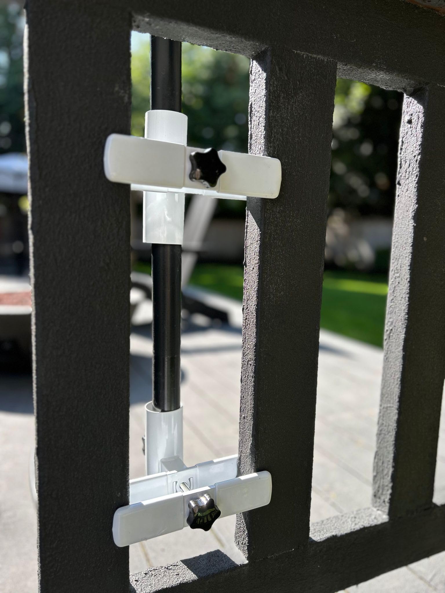 LOVE YOUR DECK baluster fit demonstration showing compatibility benefit