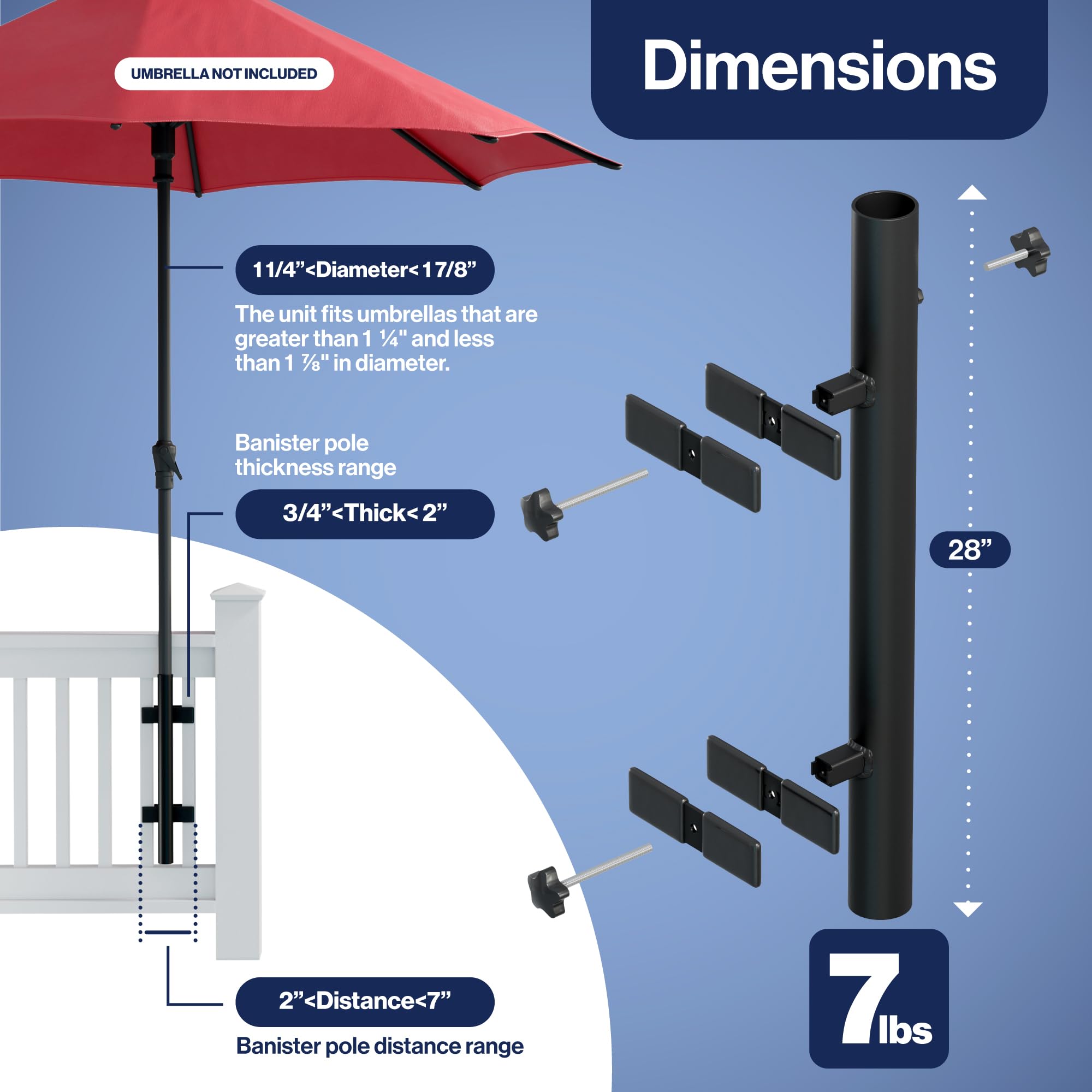 LOVE YOUR DECK close-up of clamp and screw detail illustrating secure attachment
