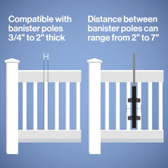 LOVE YOUR DECK close-up of clamp hardware for sturdy attachment benefit