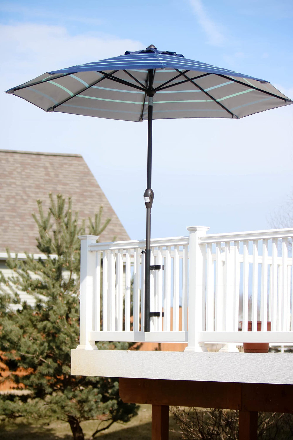 LOVE YOUR DECK detached and stored demonstrating compact storage benefit