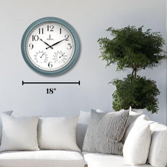 Lovely Home Essentials antique teal finish close-up highlighting weather-resistant paint and texture