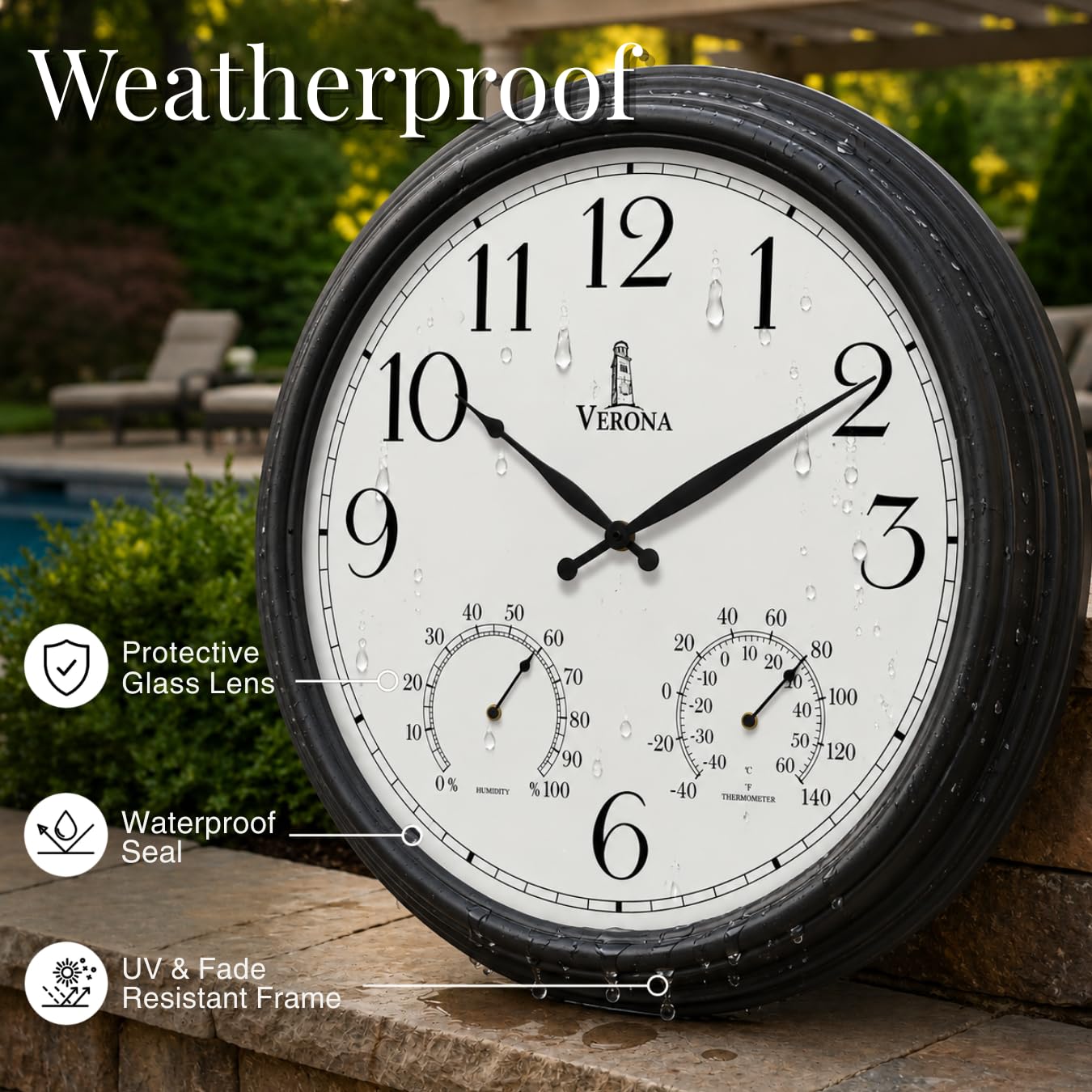 Lovely Home Essentials detail of thermometer and hygrometer for quick environment checks