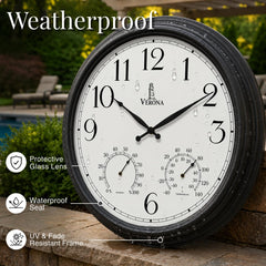 Lovely Home Essentials detail of thermometer and hygrometer for quick environment checks