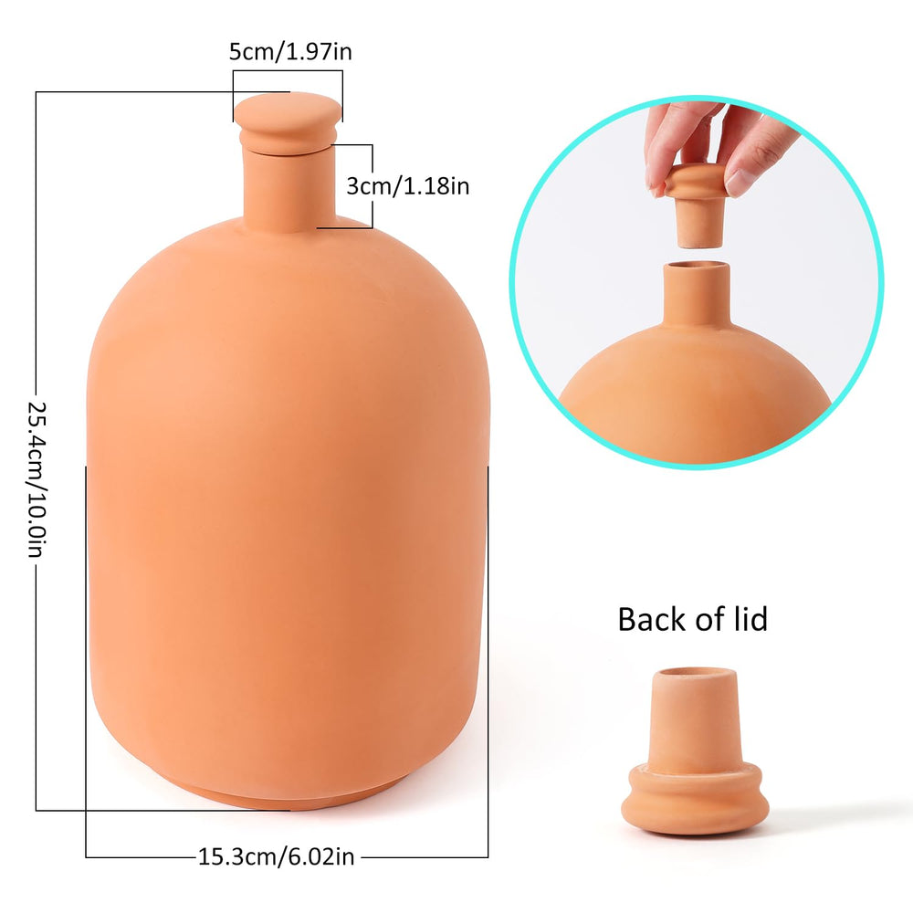 Lovely Ran close-up of screw cap and neck enabling easy refill and flow control