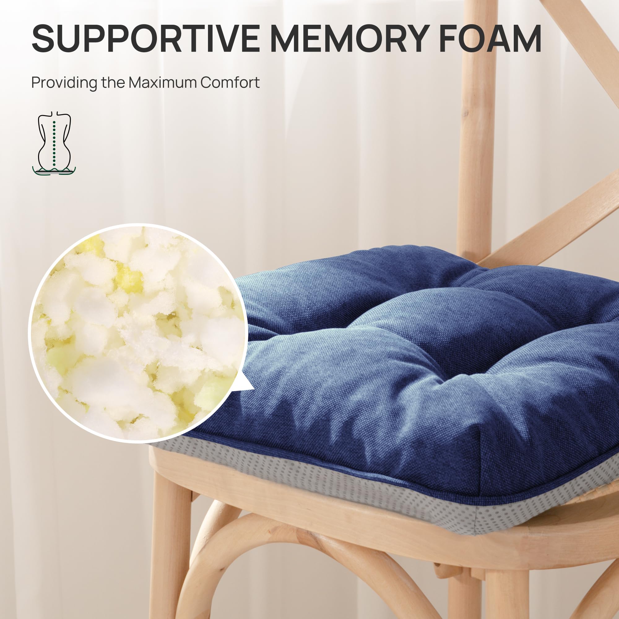 Love's cabin non-slip bottom detail preventing sliding on hardwood and tile floors