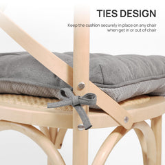 Love's cabin view of tie attachment and seam offering secure fit and durable construction