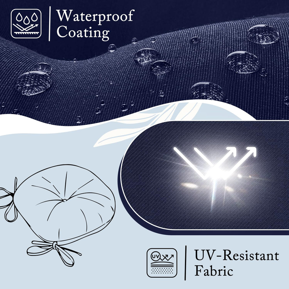 LOVTEX cushion ties and stitching detail illustrating secure attachment and durability